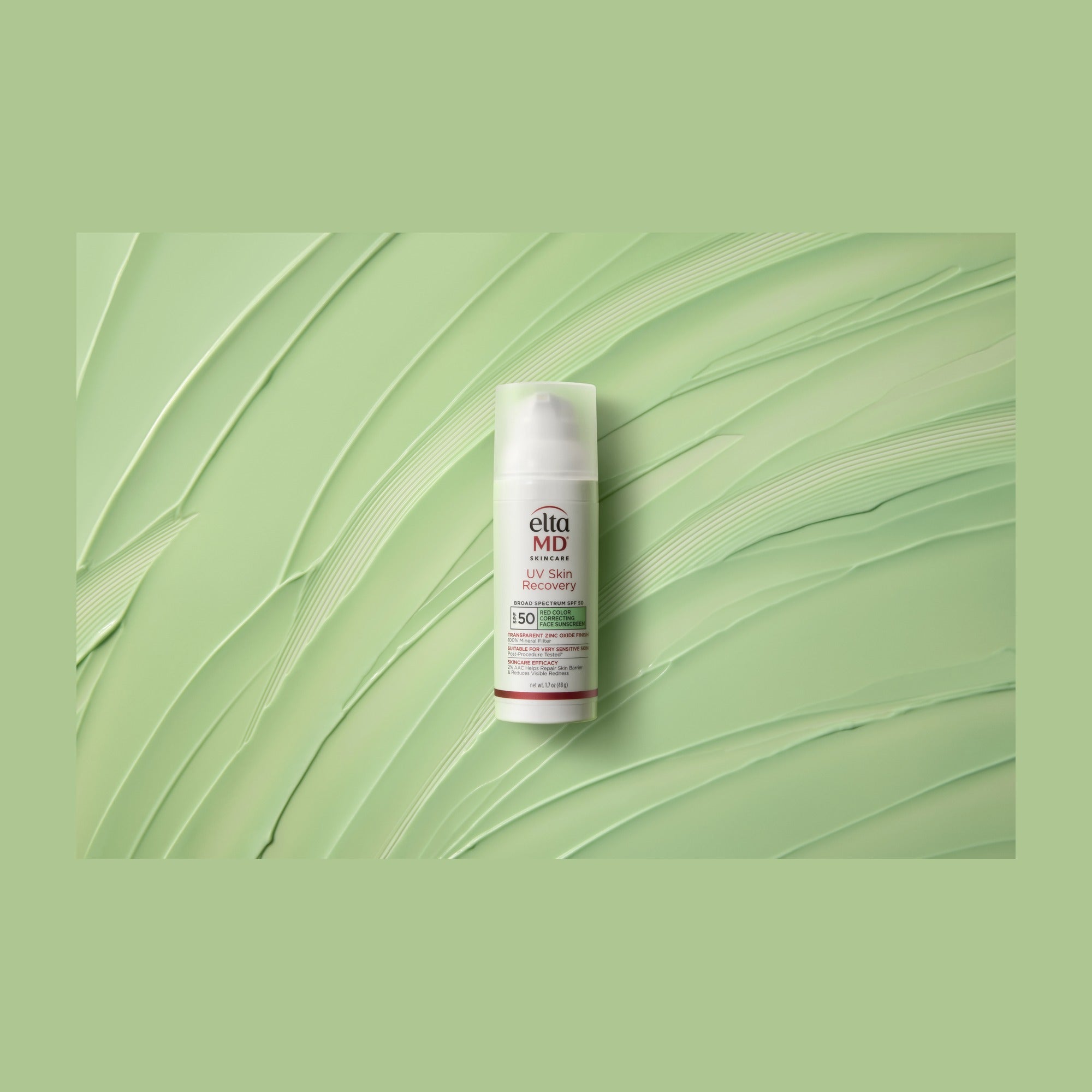 EltaMD UV Skin Recovery Green Tint Broad Spectrum SPF 50