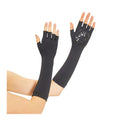 UVLINE Guantes Manga Larga Negro