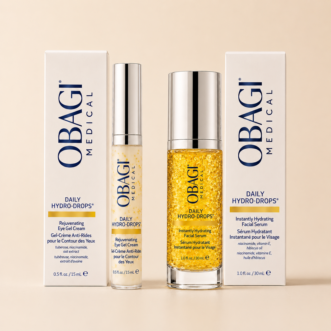 Dúo Hidratación Radiante — Obagi Daily Hydro-Drops