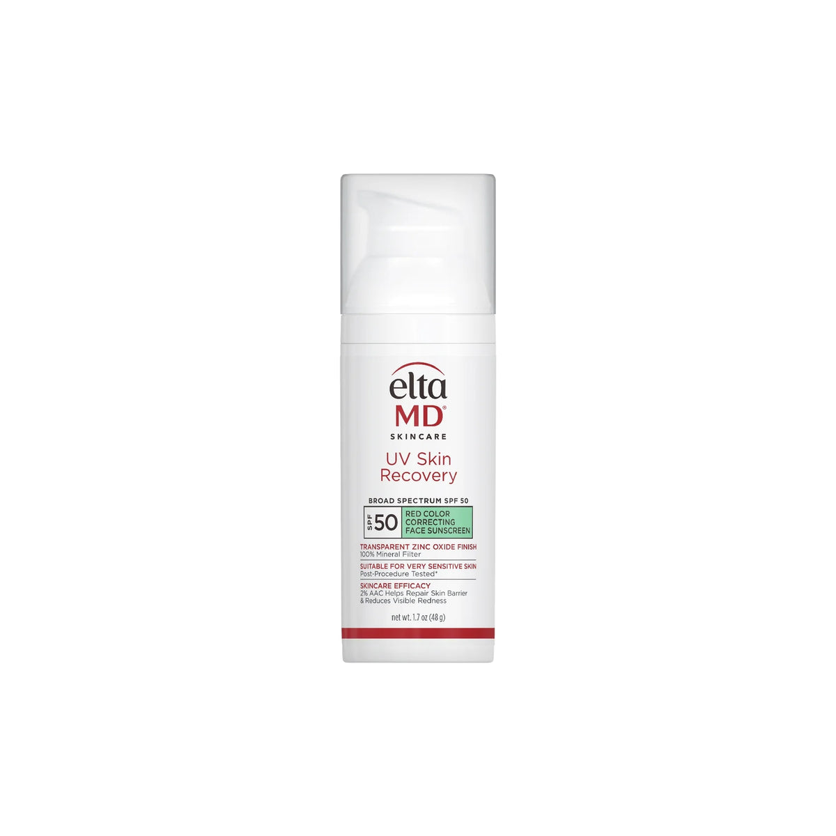 EltaMD UV Skin Recovery Green Tint Broad Spectrum SPF 50